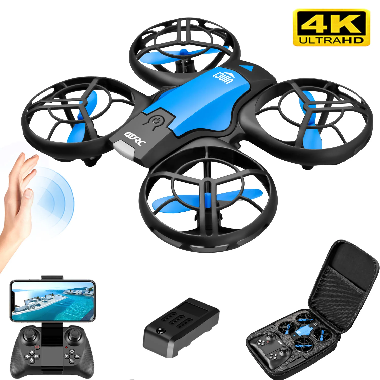 Drone Camera 4K - V8 New Mini Drone 4K Professional