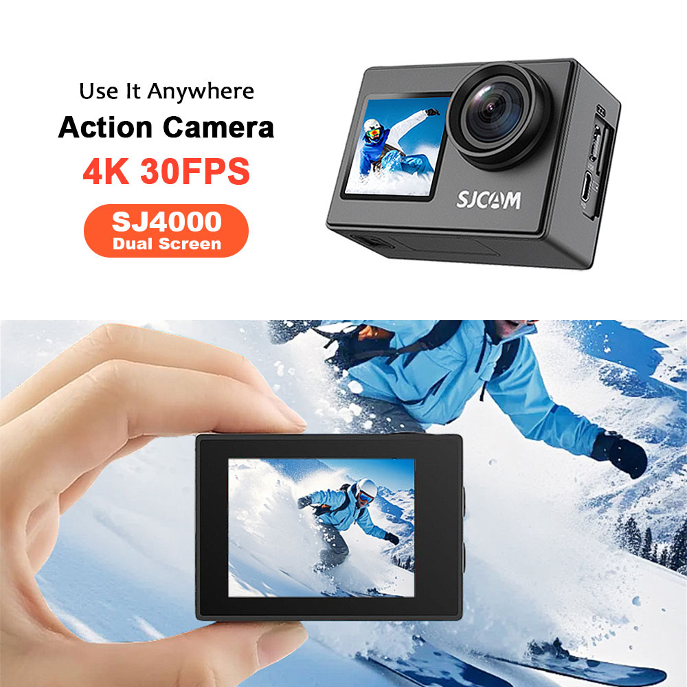 SJCAM SJ4000 4K/30 fps Action  - огляд і ціна Drone Camera Action