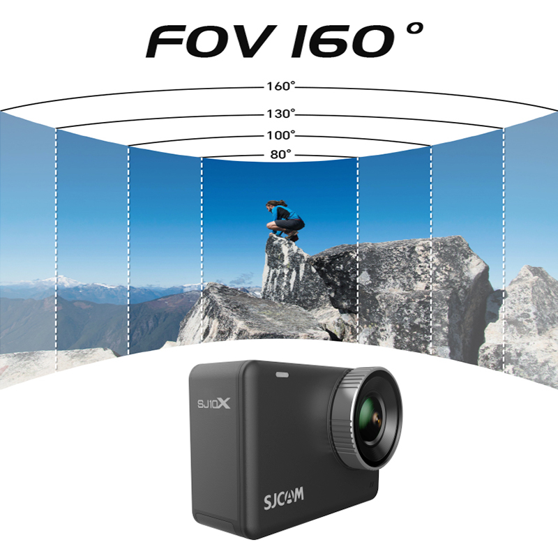 SJCAM SJ10X Waterproof Action  - огляд і ціна Drone Camera Action